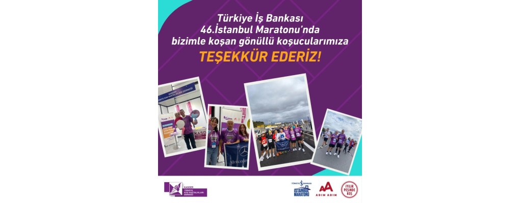 GÖNÜLLÜ KOŞUCULARIMIZA TEŞEKKÜR EDERİZ!